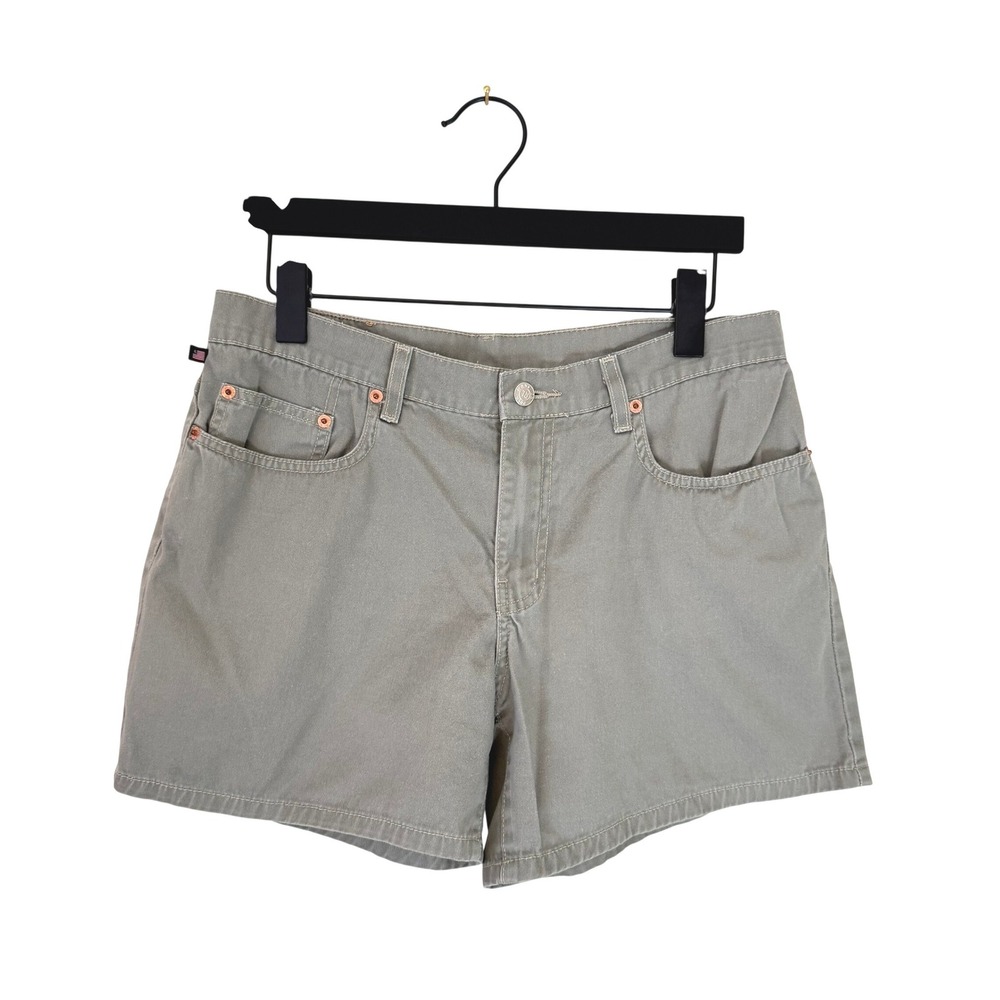 Polo Jeans Co Ralph Lauren Sage Green Denim Shorts Size 10